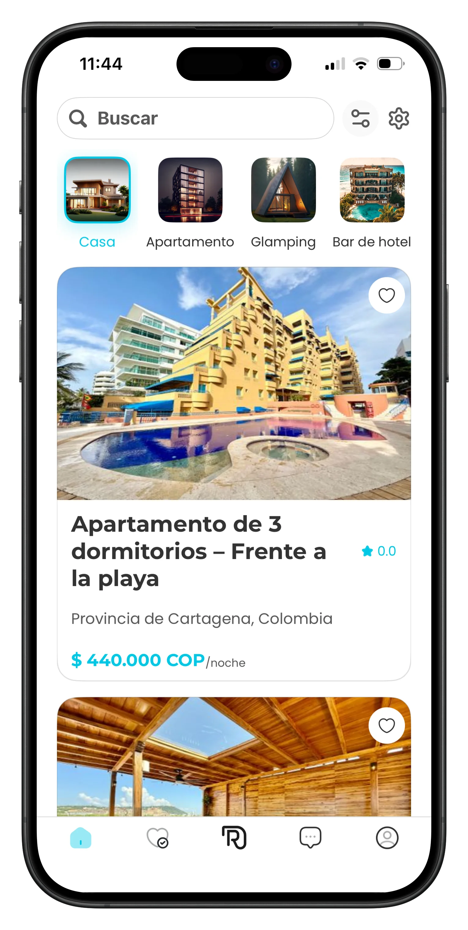 Vista previa de la aplicación móvil Renta Diario